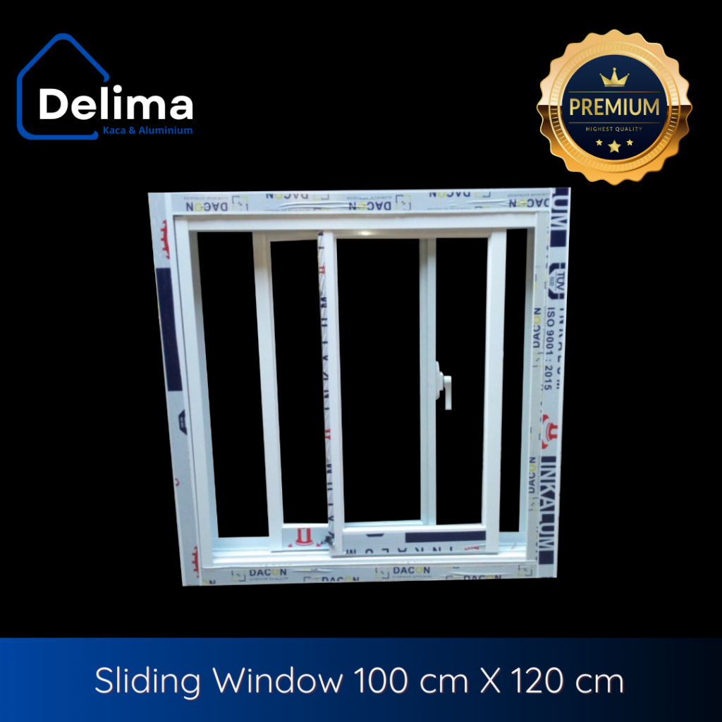 jendela sliding aluminium 100x120 Murah Berkualitas
