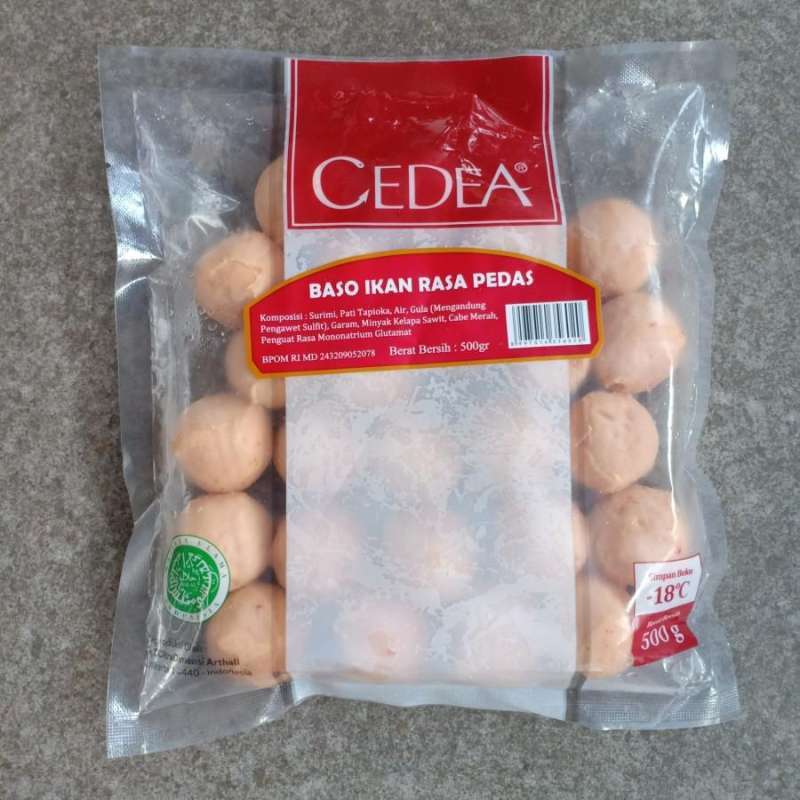 

Cedea Baso Ikan Rasa Pedas 500gr