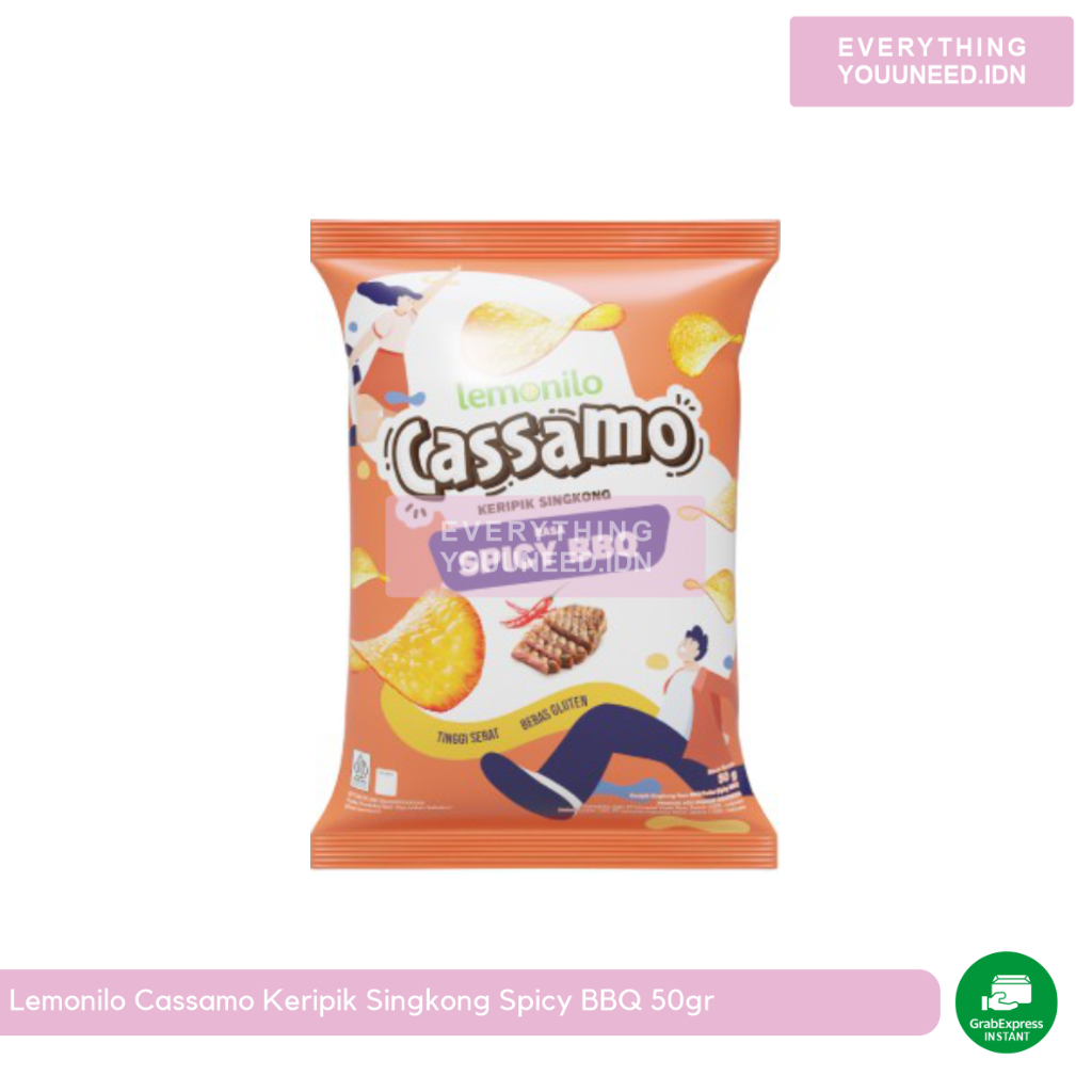 

Lemonilo Cassamo Keripik Singkong Spicy BBQ 50gr