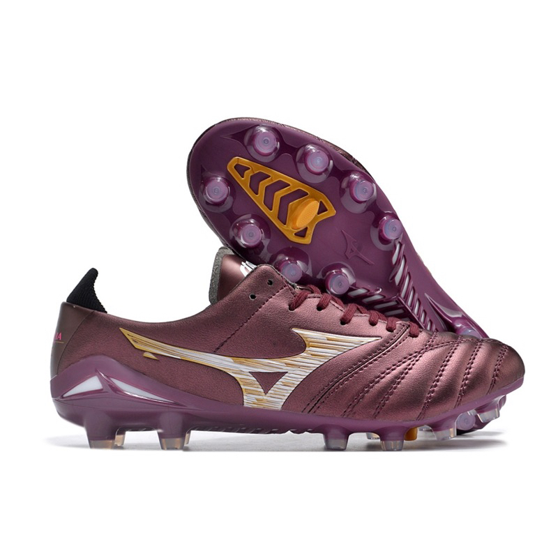 Sepatu Bola Mizuno Neo 4 Metalic Purple Gold