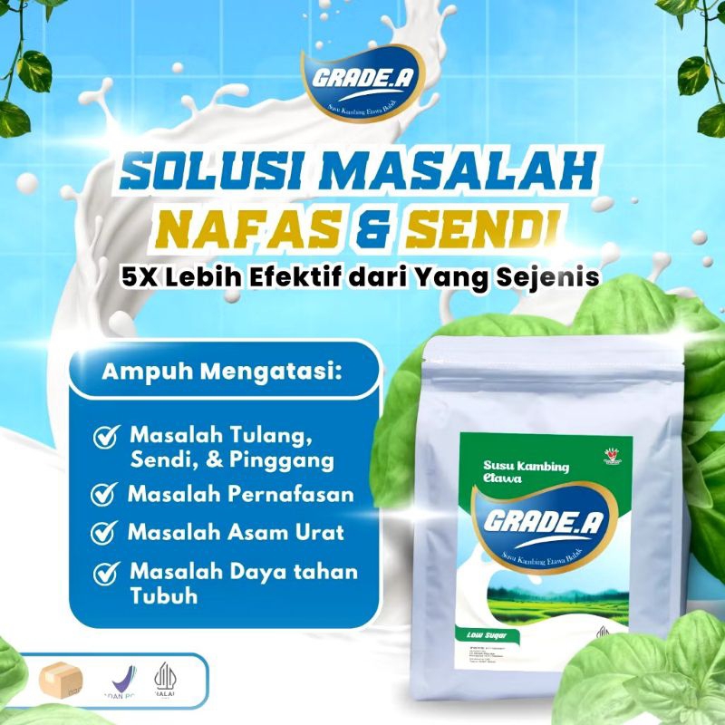 

Susu Kambing Etawa Grade A Low Sugar 1000gr - Aman Untuk Penderita Diabetes