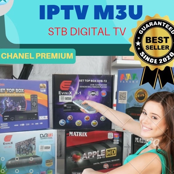 Terkini IPTV untuk Set Top Box STB TV DITAL