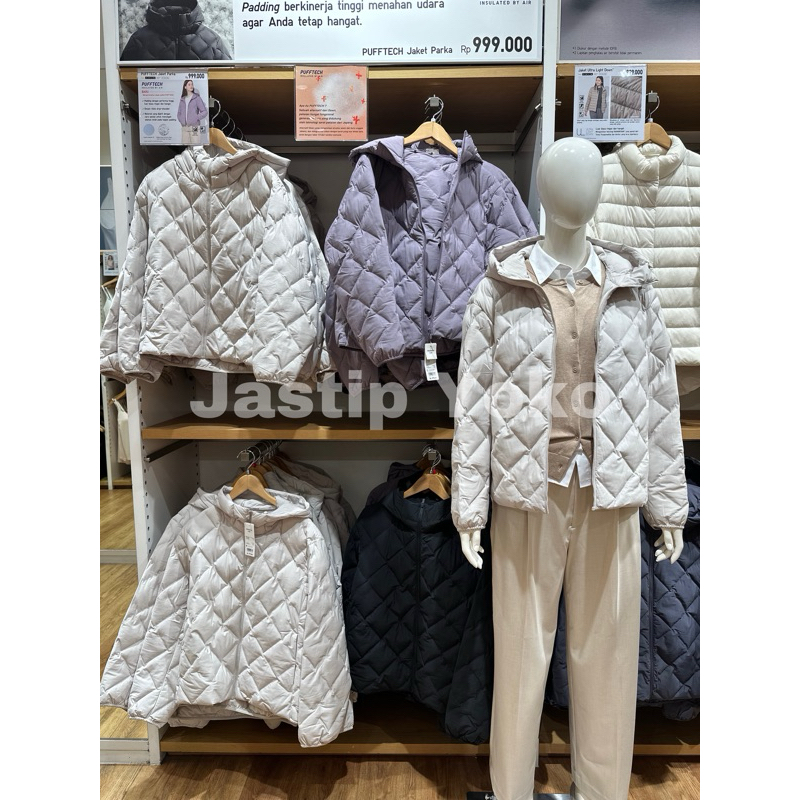 SALE WOMEN Jaket PUFFTECH (Warm Padded) Parka UNIQLO7