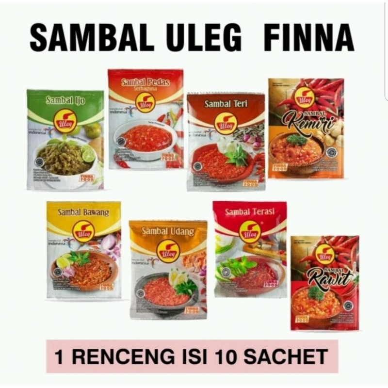 

Sambal Uleg Finna Renceng 10 Sachet