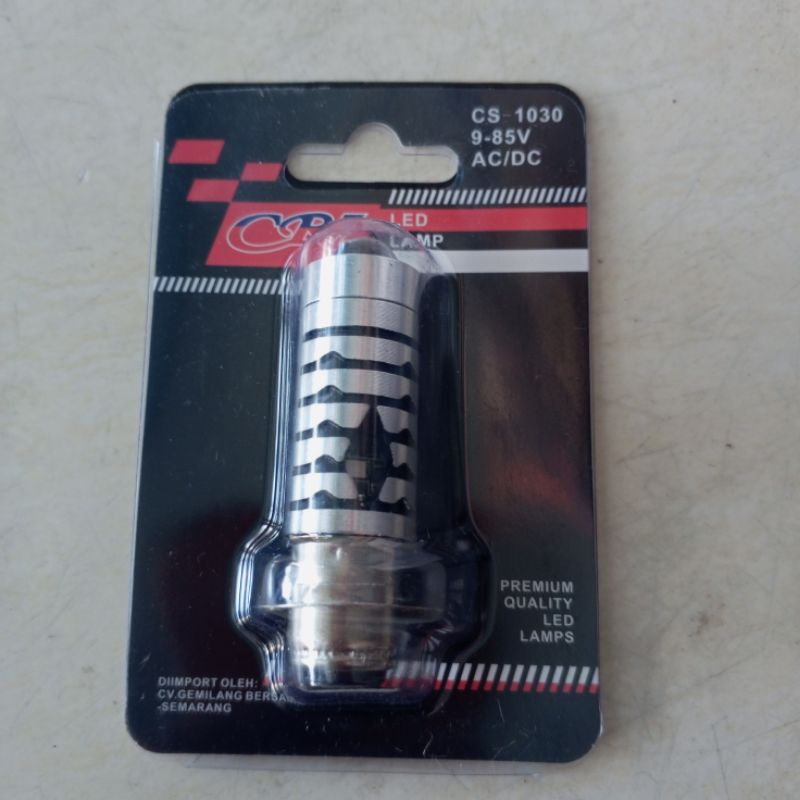 LAMPU CR7 PUTIH KUNING SOKET H6 SEMUA MERK MOTOR LAMPU LASER