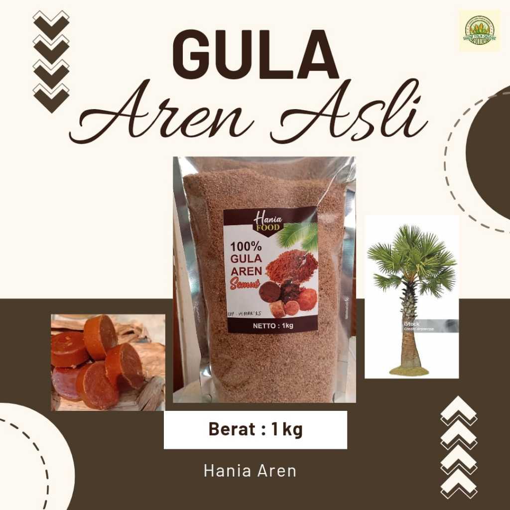 

1 KG GULA AREN BUBUK ORGANIK GULA SEMUT PALM SUGAR KUALITAS MURNI ASLI
