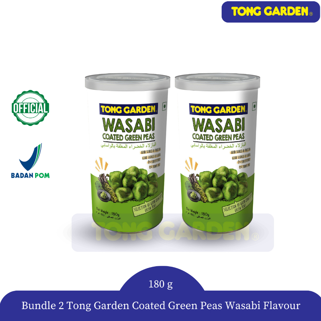

Bundle 2 Tong Garden Can 180g Wasabi Coated Green Peas
