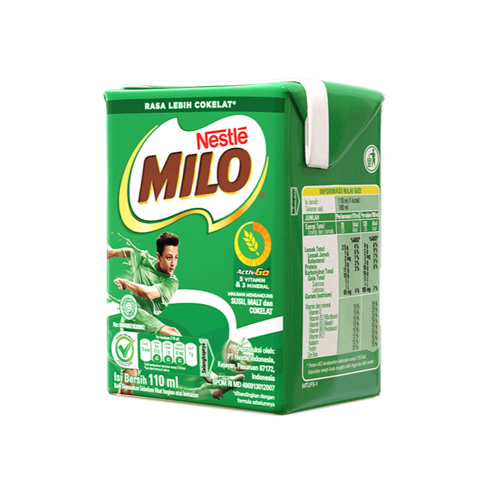 

Milo Susu UHT Coklat 110ml / 180ml