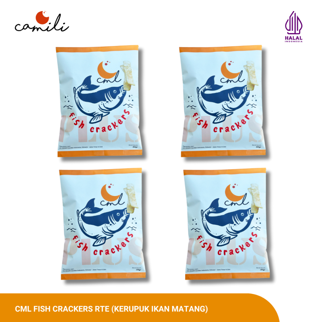 

CML Fish Crackers RTE / Camili Kerupuk Ikan Matang