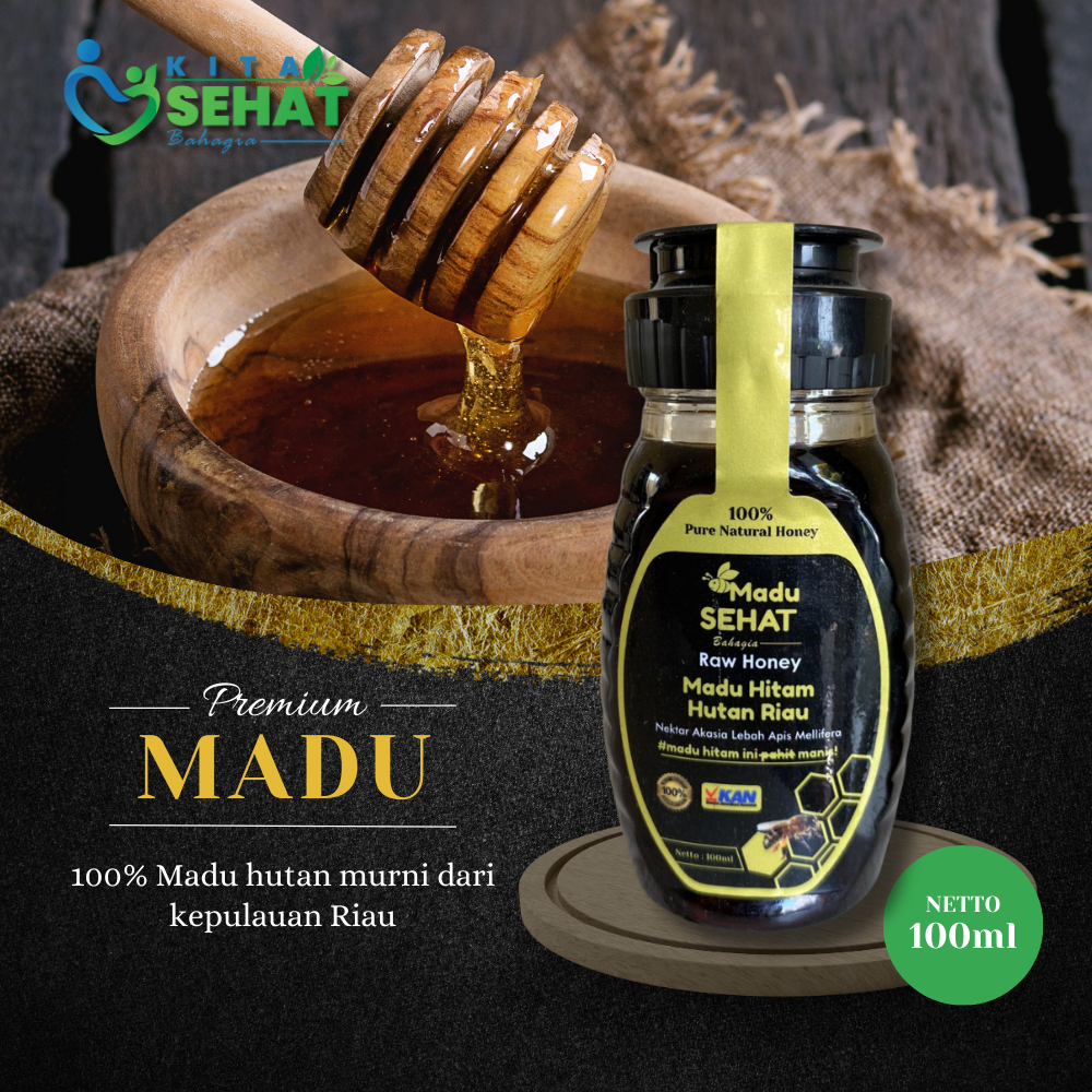 

Madu Hitam Manis | Madu Sehat Bahagia 100ml