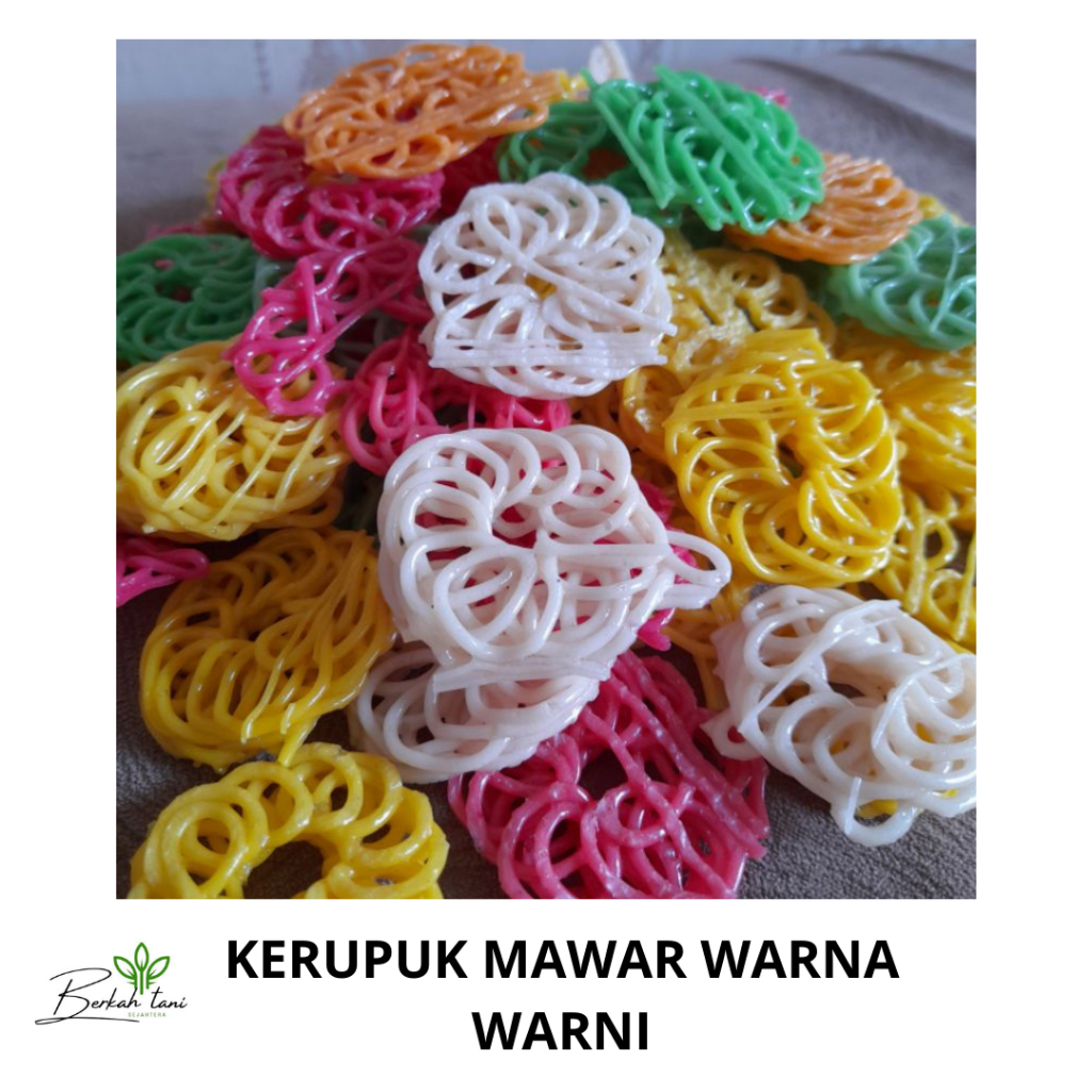

KERUPUK MAWAR WARNA WARNI REPACK 250 GRAM