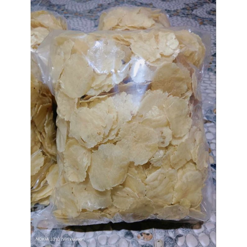 

1kg Emping melinjo || 100% melinjo asli || emping mentah