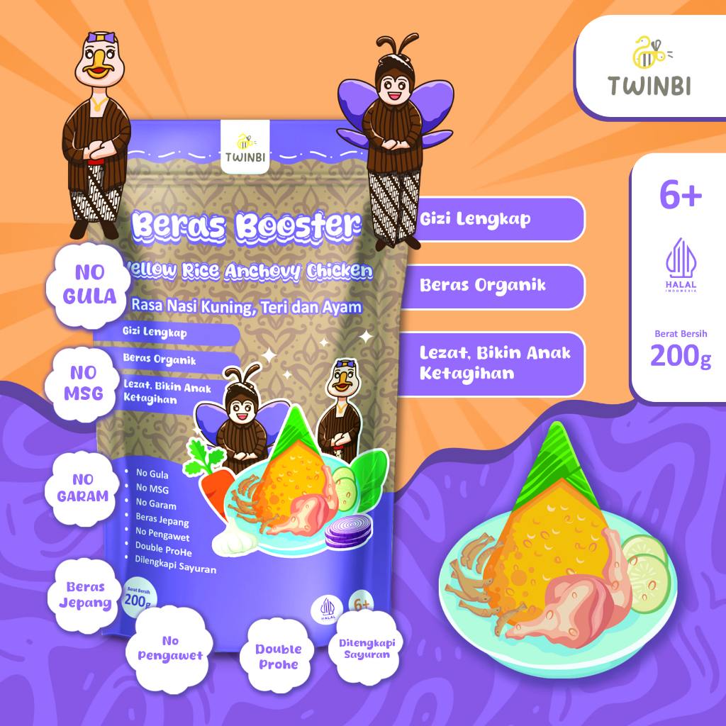 MPASI Bayi Instan BB Booster Rice Rasa Nusantara Double Protein - Beras Instant BB