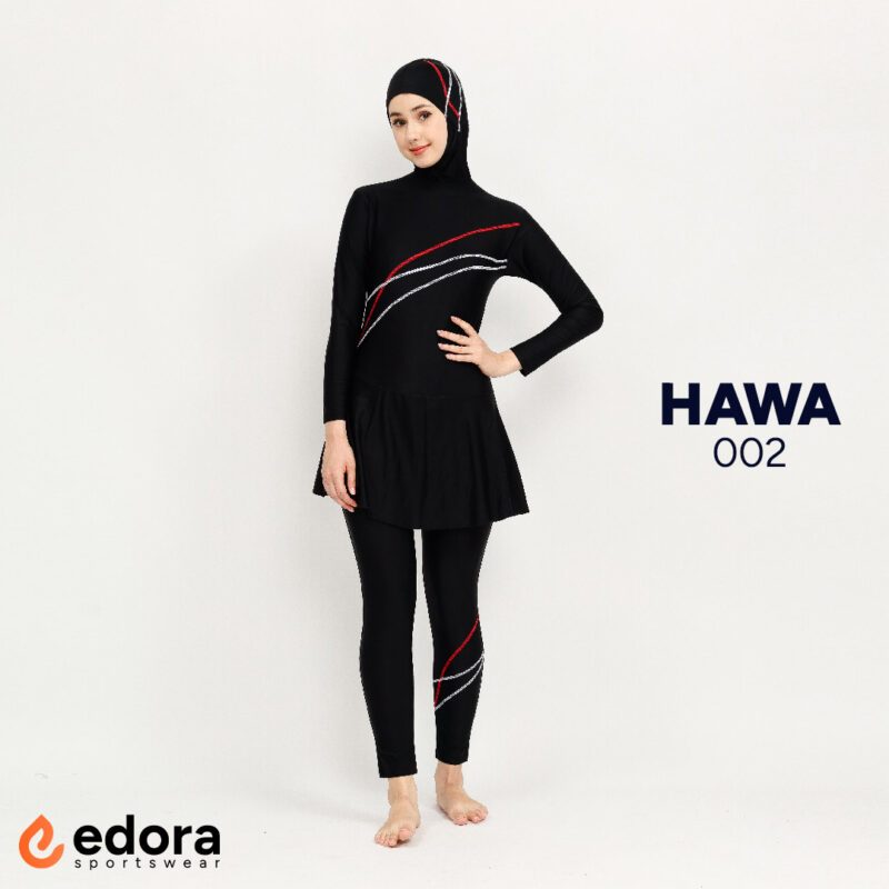 BAJU RENANG MUSLIMAH EDORA HAWA Baju renang wanita