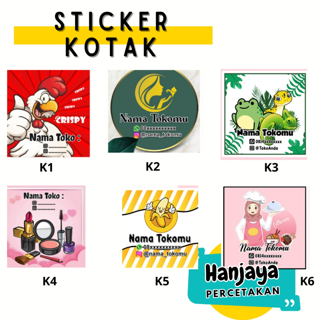 

HANJAYA PERCETAKAN - STICKER LABEL MAKANAN/TOPLES/KEMASAN
