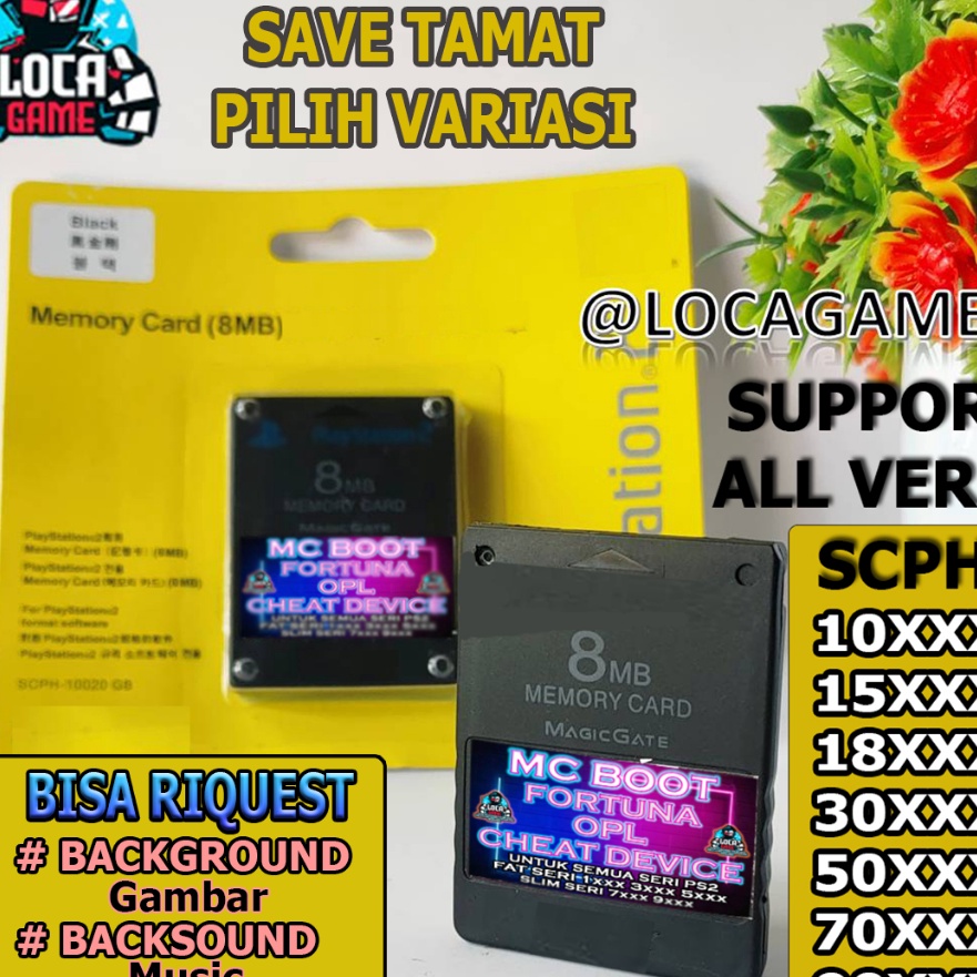 Spesial Memory Card PS2 Free MCboot  MULTI  Fortuna Cheat Device  OPL  HDLoader  UlaunchElf  Tester 