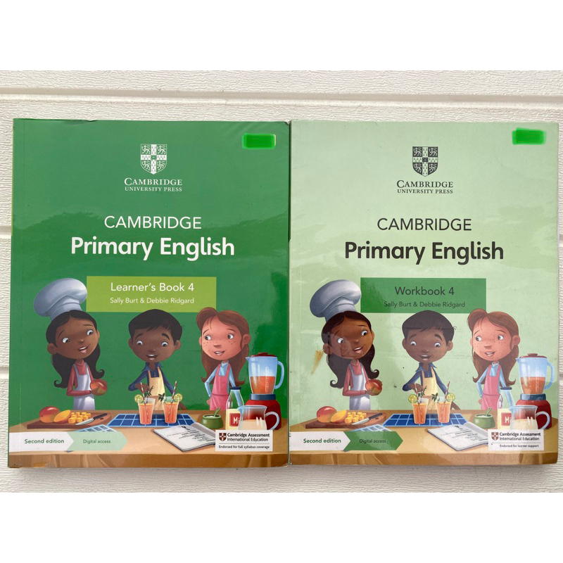 

99% MULUS BUKU BEKAS CAMBRIDGE PRIMARY ENGLISH 2nd edition LEARNER BOOK 4 + BONUS WORKBOOK