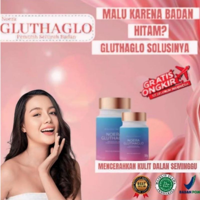 Noera Glutaglow Collagen Drink Minuman Pemutih Seluruh Badan Halal Bpom