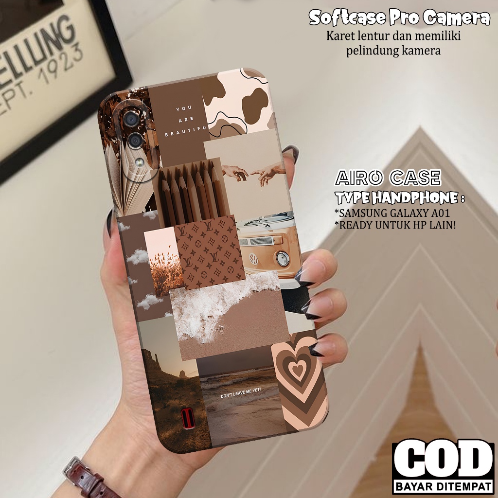 Case SAMSUNG GALAXY A01 - Softcase SAMSUNG GALAXY A01 - Fashion Case  AESTHETIC - Casing SAMSUNG A01