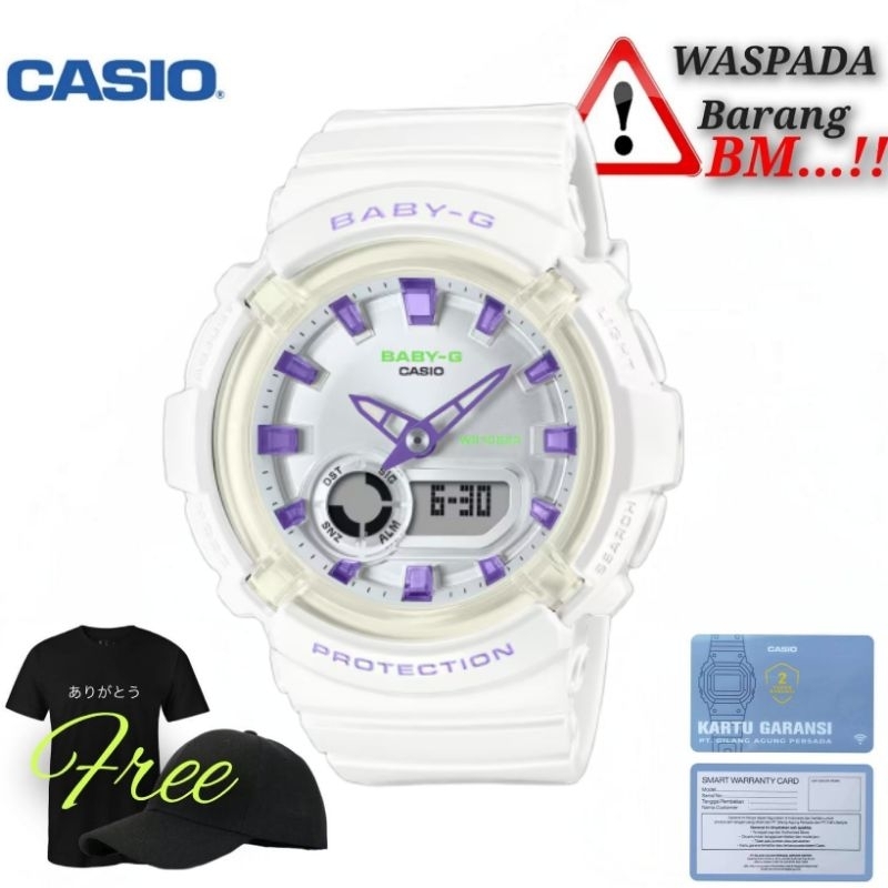 Jam tangan wanita casio baby g bga-280dn-7adr / baby g original bga-280dn-7 / baby g terbaru