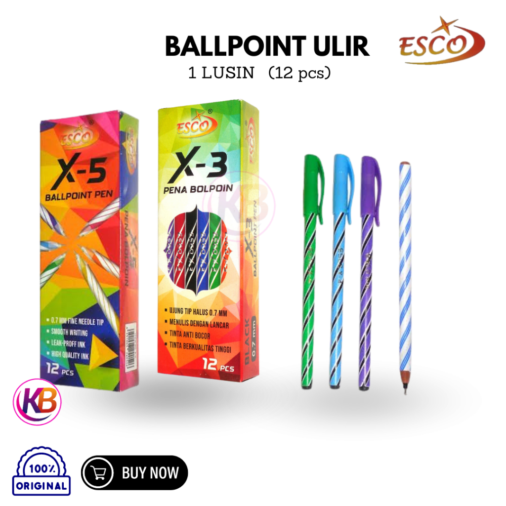 

Pulpen murah 1 lusin (hitam) 0.7mm / Semi gel / Ballpoint ulir / Bol pen / Pen ulir / Pena lilin / Cod / Duta gemilang