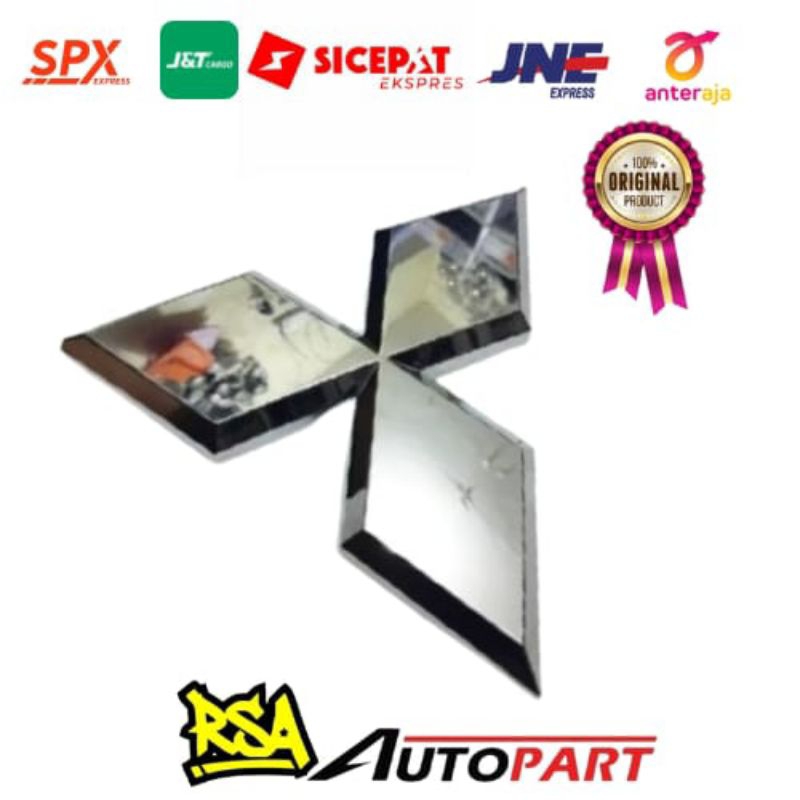 Emblem tiga 3 berlian canter original emblem depan canter PS 110 Ps 125 Orisinil KM 004757