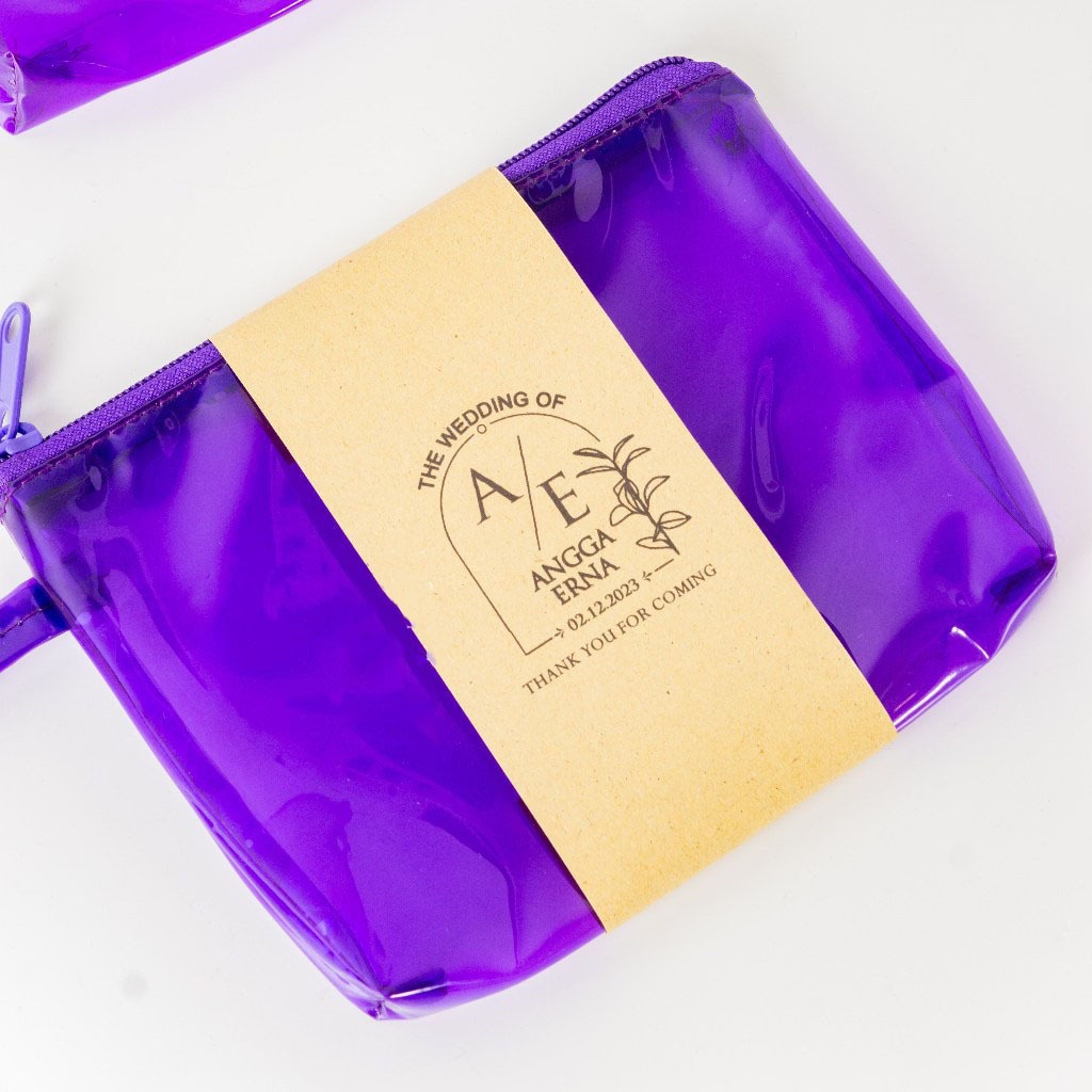 PREMIUM Souvenir pernikahan pouch jelly kapal besar kecil dompet mika transparan MINIMAL 150 PCS TER