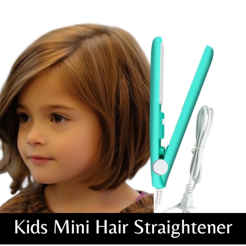 shoppinghappyid 1Pc Mini Hair Curler Straightener Catokan Rambut Mini Anak-anak Poni Rambut