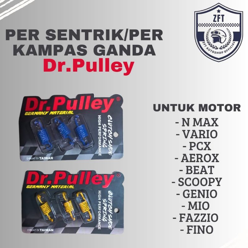 Per Kampas Ganda Sentri Otomatis Dr Pulley 1000 dan 1500 Rpm Beat Fi Esp Vario 125 150 160 Nmax