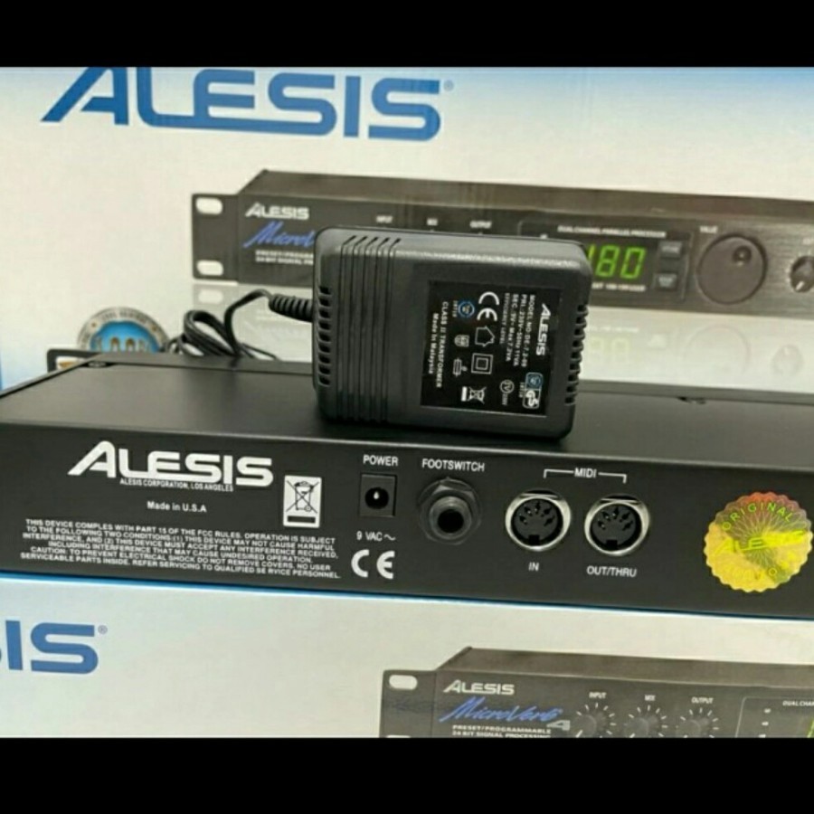 Effect Vocal Alesis Microverb 4 Original China Garansi Kardus Biru