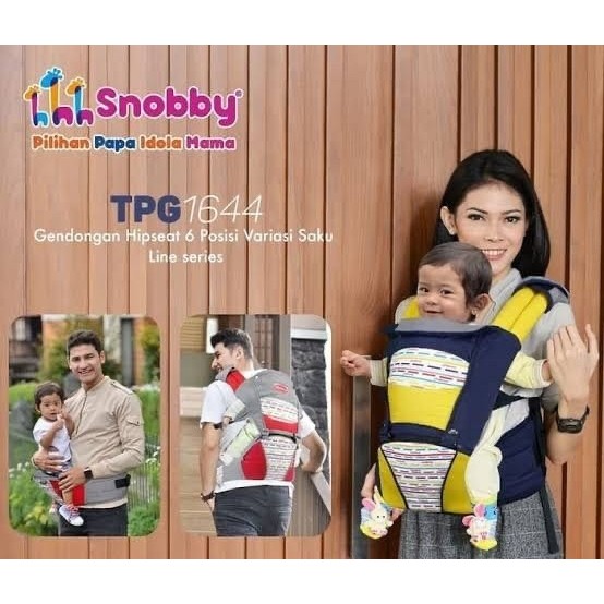 Gendongan Bayi Hipseat Snobby TPG 1644 / Gendongan Baby Hipseat Snobby