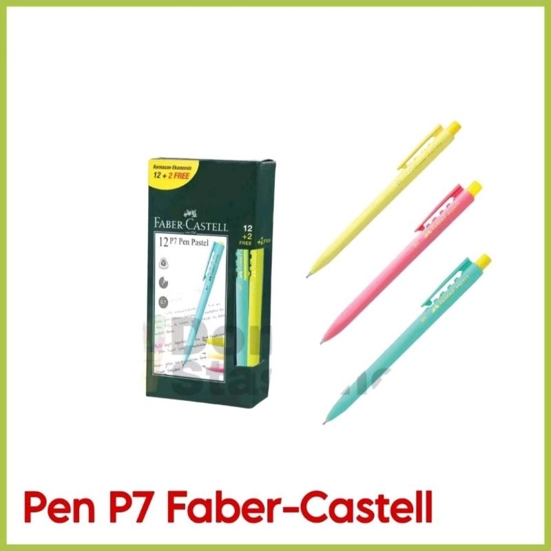 

[ 1 Pcs ] Pulpen Faber Castell | Pen Faber Castell K7 l Pulpen Faber Castel P7 l