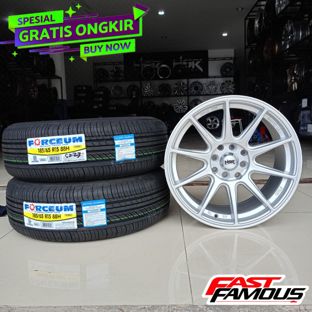 paket velg ban r15 celong hsr shinjuku ban 185/65 r15 bisa untuk Avanza, Vios, Xenia, Livinna dll