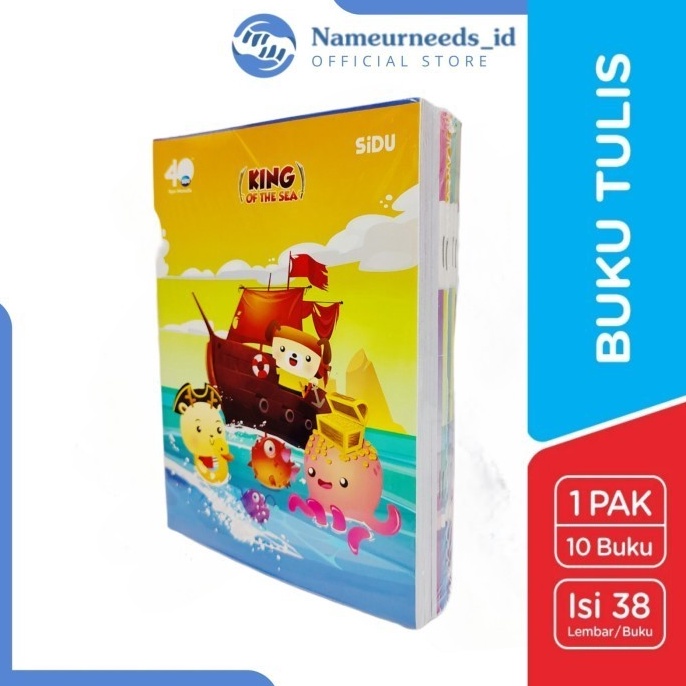 

KODE PRODUK EMSM99435 Buku Tulis SiDU 38 Lembar 1 Pack isi 1 Buku