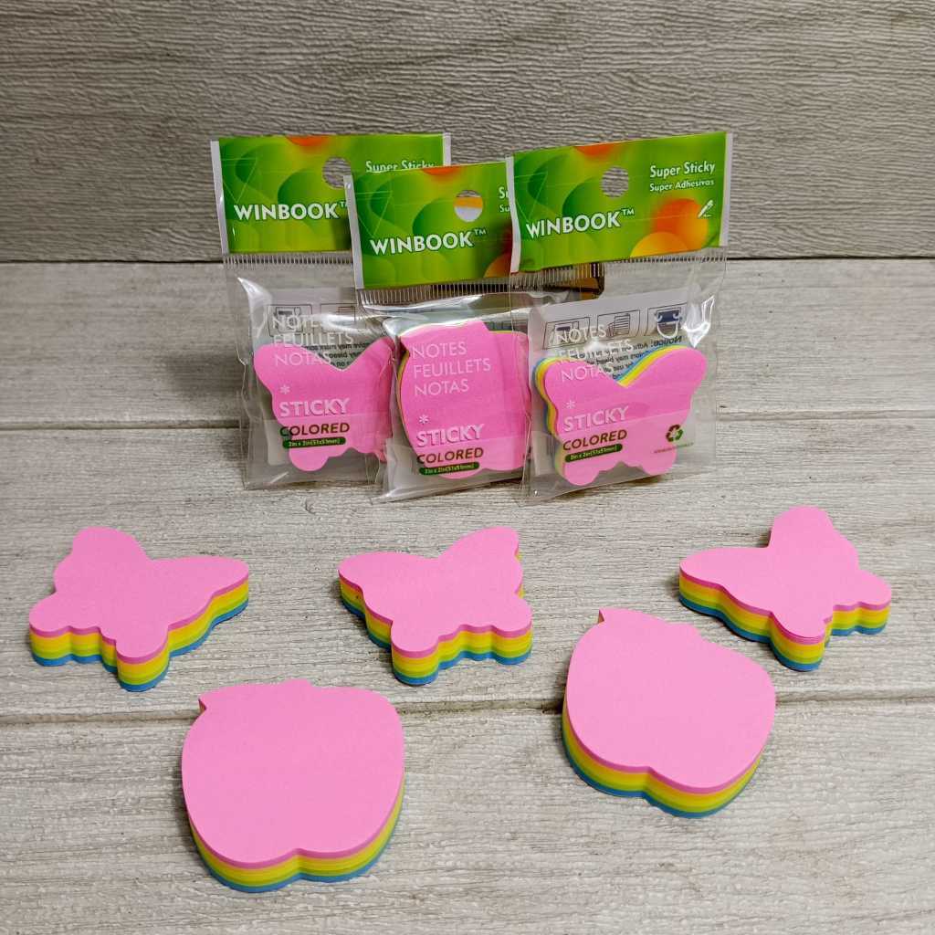 

STICKY NOTE BENTUK LUCU / STICKY NOTE WINBOOK (51 X 51 MM)