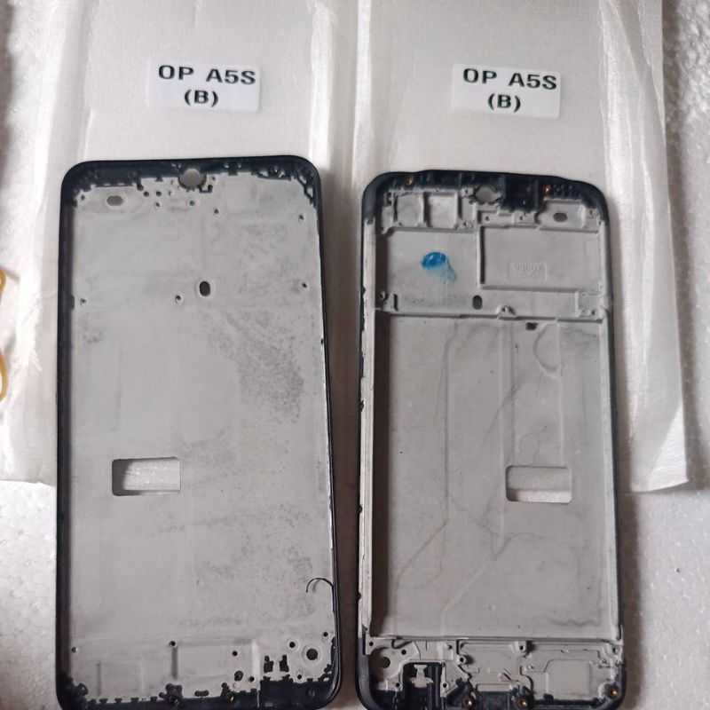 frame Oppo a5s hitam middle oppo a5s tulangan Oppo a5s