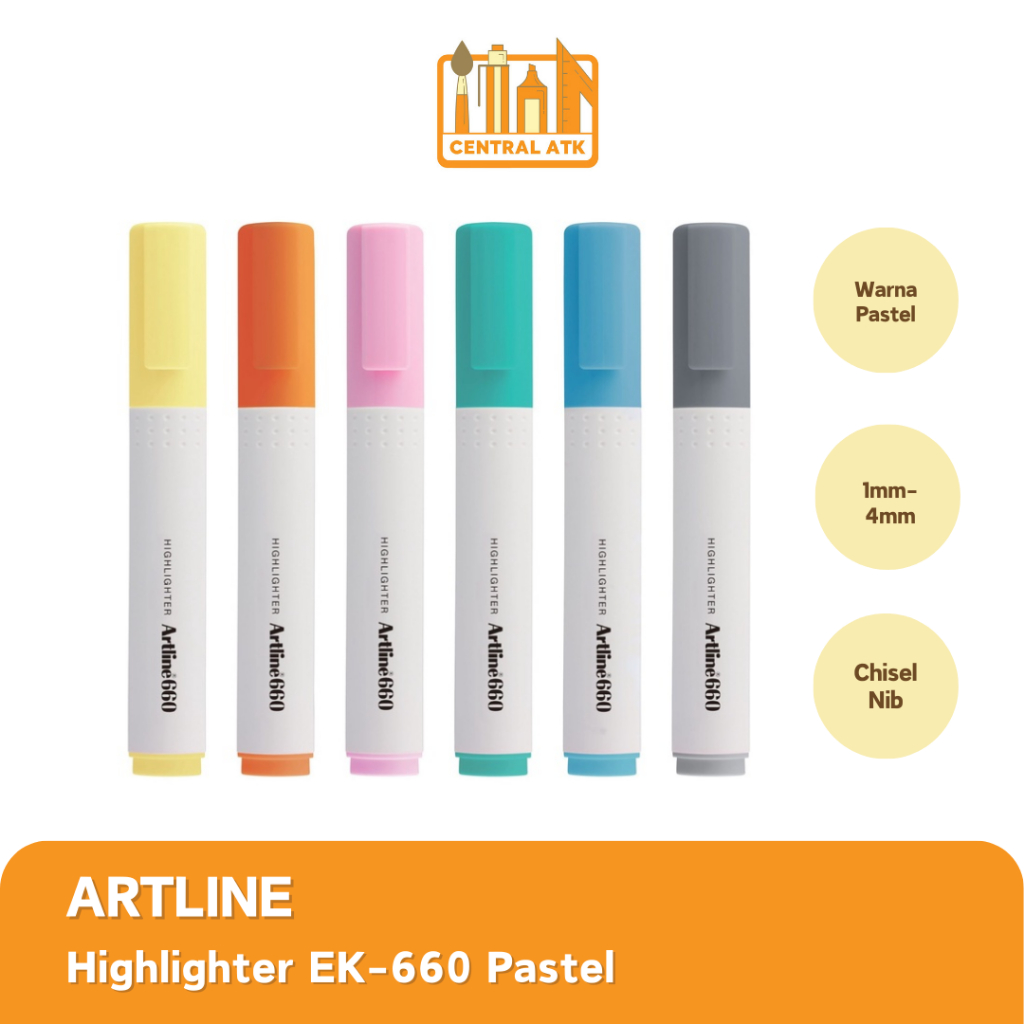 

HIGHLIGHTER / FLOUR ARTLINE EK-660 PASTEL (1PCS)