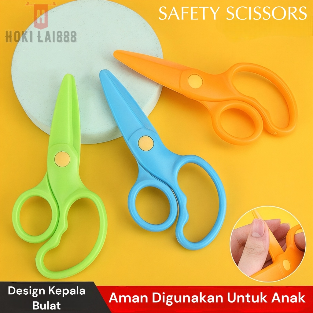 

HKL - ATK027 GUNTING PLASTIK ANAK UJUNG TUMPUL AMAN UNTUK ANAK / GUNTING SAFETY / SAFETY SCISSORS / GUNTING MINI / GUNTING KERTAS ANAK / GUNTING ANAK SAFETY
