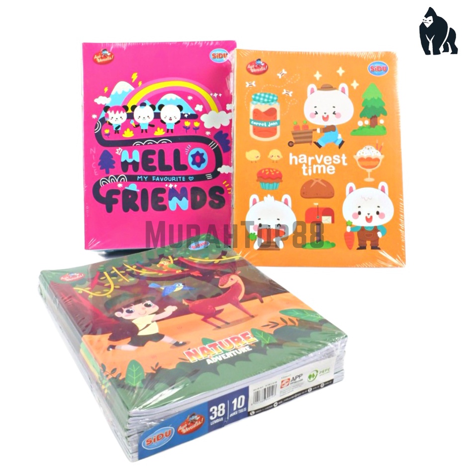 

KODE PRODUK J9KW9871 Buku Tulis Sidu 38 Lembar Buku Sekolah Anak Karakter Sinar Dunia PER PACK ISI 1 PCS