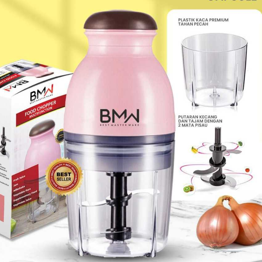 BMW Blender Kapsul Serbaguna Food Chopper Capsule Juicer Portable / Penggiling Daging Buah dan Sayur