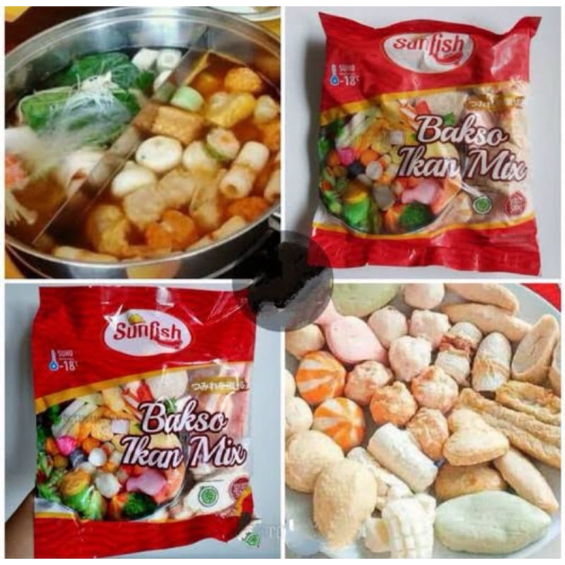 

Frozen food Bakso Ikan Sunfish Mix Termurah Tomyam Shabu-Shabu 500g (Khusus Jatim)