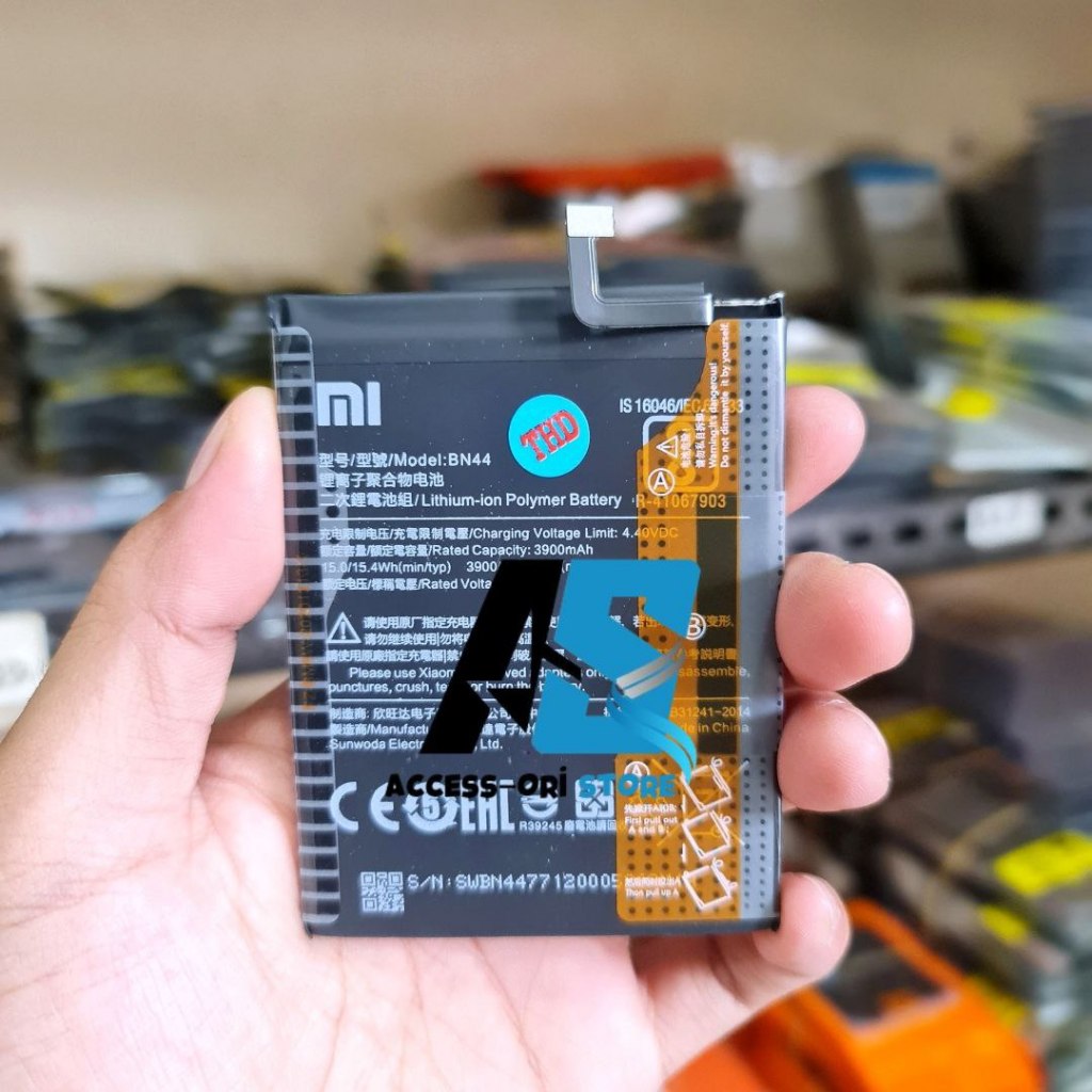 Batre Baterai BN41 Original HP Xiaomi Redmi Note 4 / Note 4X Versi Mediatek Batrei Battery Tanam