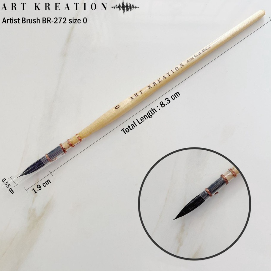 

PAKET MEWAH ART KREATION SYNTHETIC SQUIRREL BRUSH BR272