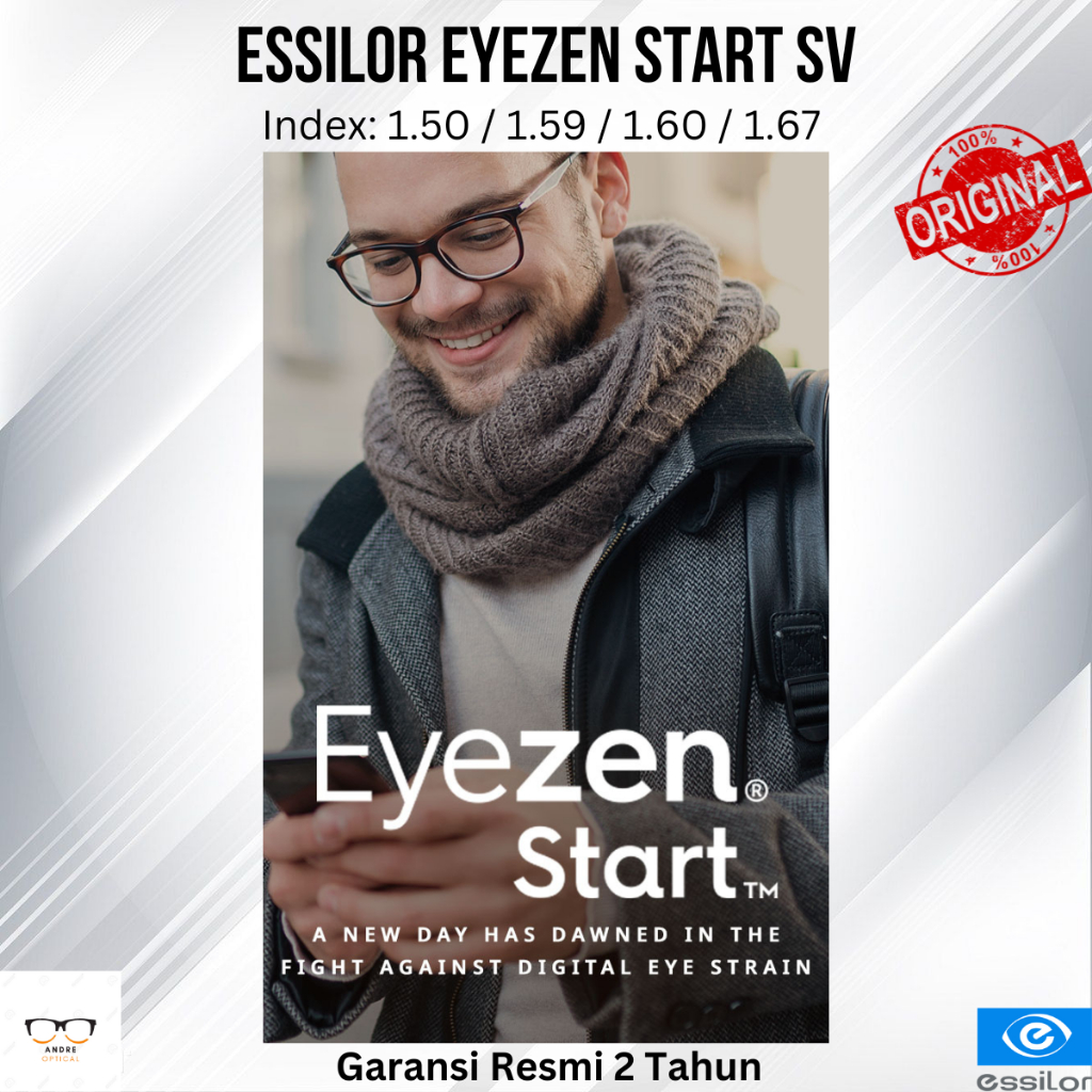 Lensa Kacamata Essilor Eyezen Start SV