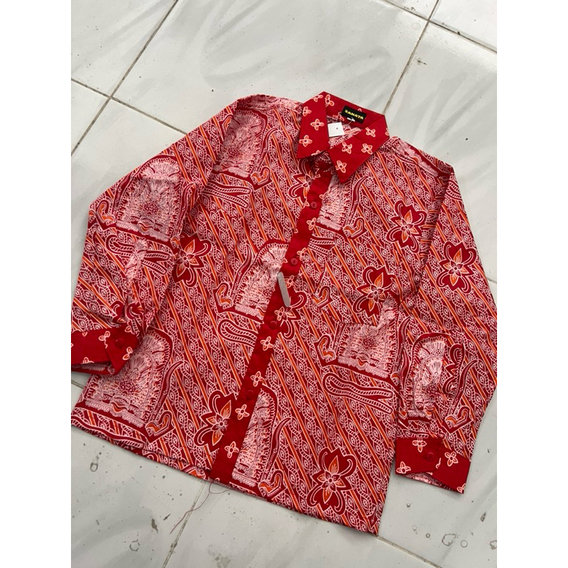 Baju Batik Seragam SD ponorogo