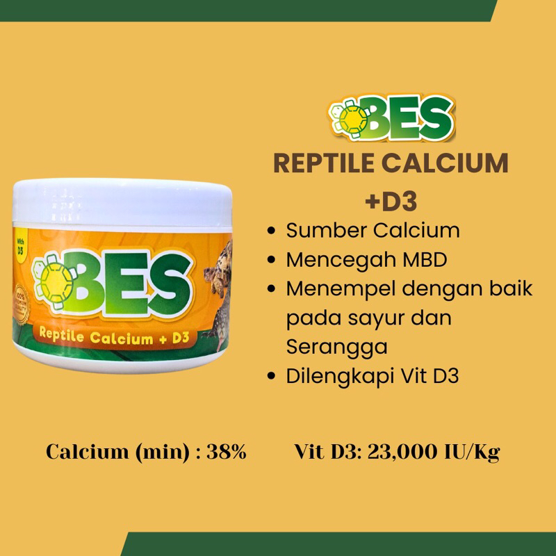 Reptile Calcium +D3