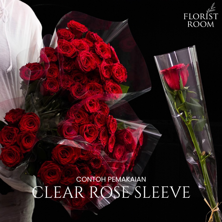 

BELI SEKARANG Clear Rose Sleeve Kantong Bunga Cellophane