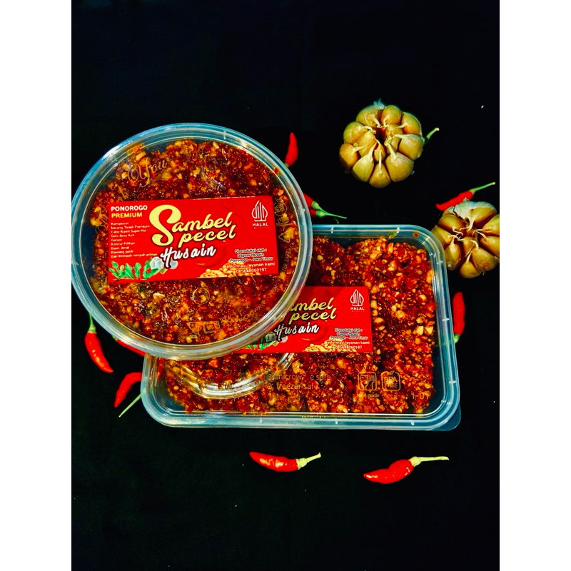 

Sambel pecel husain (250 gr) ini sambel khas jawa timur di oleh secara tradisional sehingga mendapat cipta rasa lezat