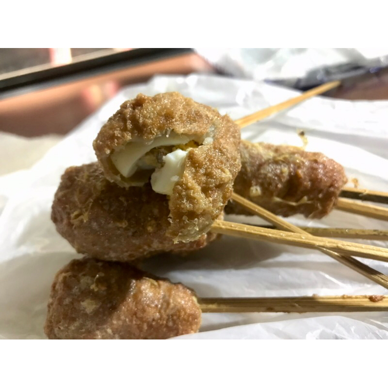 

Sempol ayam isi telur puyuh utuh isi 10 tusuk