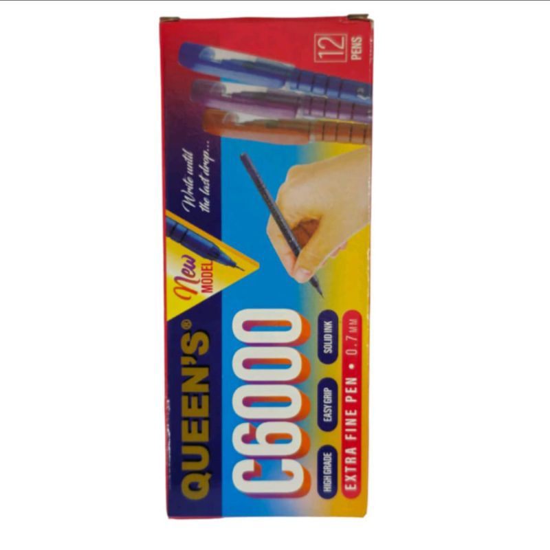 

PULPEN QUEEN'S EXTRA FINE C6000 0.7 MM (1 LUSIN)